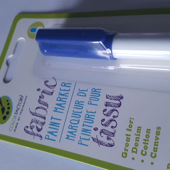 Permanent Fabric Paint Marker (Blue Sapphire) - Picture 5 of 9